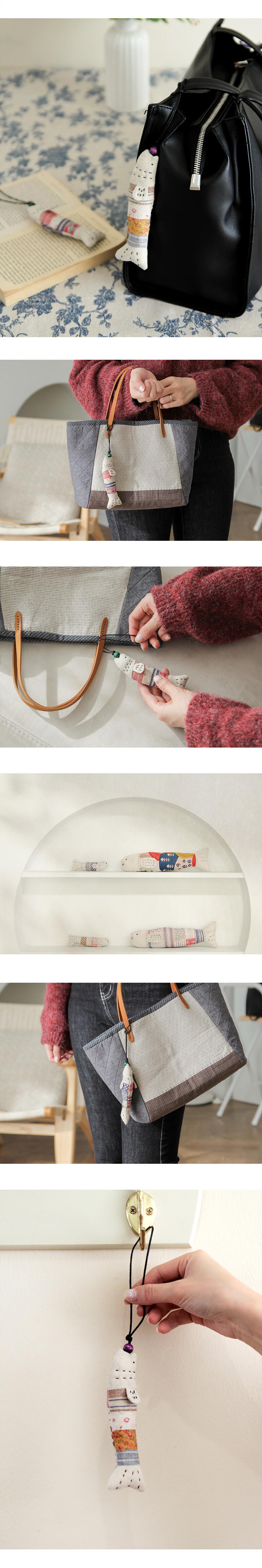 명태 키링 DIY 키트 구성품 안내 이미지