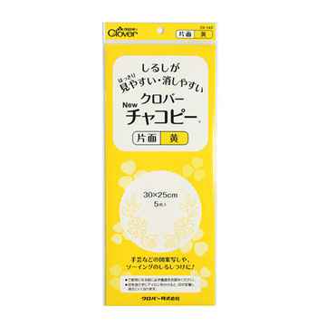 [크로바] NEW 챠코페이퍼-단면(노랑) 24-143 (개)