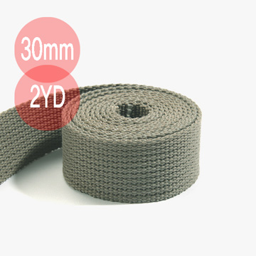 [퀼트부자재] 웨빙끈 30mm (2YD) - 연카키 (개)