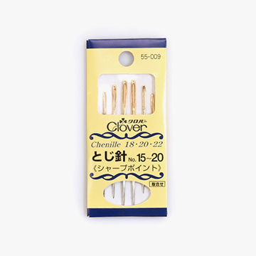 [크로바] 샤프포인트 돗바늘 No.15-20 55-009 (개)