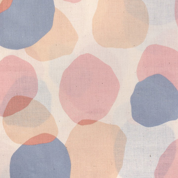 [코카] 캔버스 콤파스 프린트원단 - 아이보리 (1/2Yd)