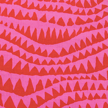 [프리스피릿(로완)] 카파파셋 콜렉티브 샤크 티스 프린트원단 - 후크시아 (1/2Yd)