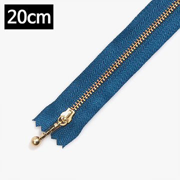 [YKK] 금색지퍼 1 (20cm) - 블루사파이어 (개)