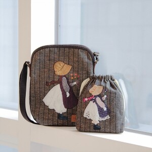 [퀼트 초보자용] 퀼트패키지 가방 -  선보넷 시즌2 (숄더백 & 조리개 파우치) (개)