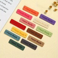 핸드메이드 인조 가죽라벨 20개 SET - 믹스 (set)