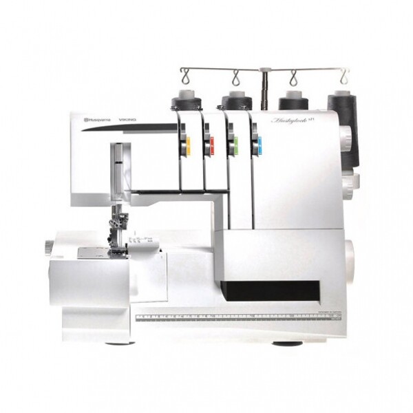 [후스커바나 바이킹] 오버록미싱 S21 커버스티치 인터록 겸용 21개 패턴 가정용미싱 재봉틀 재봉기 바지 의류 수선 리폼