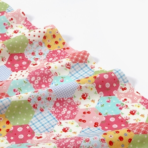 DTP 체리 블라썸 패치워크 (헥사) (1/2Yd)
