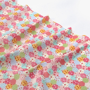 DTP 체리 블라썸 패치워크 (미니 헥사) (1/2Yd)