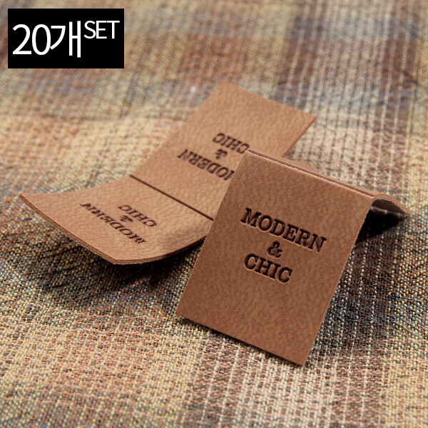 퀼트의시작은? 엔조이퀼트와 함께,[장식부자재] 모던앤시크 끼움라벨 20개 set