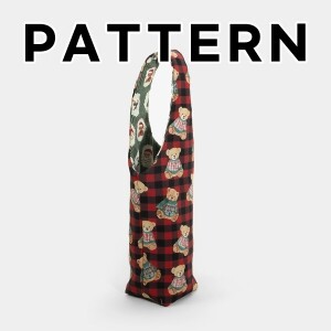 [바이핸즈] 퀼트도안 - 베어체크 텀블러백 (개)