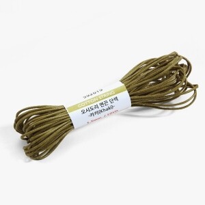 [퀼트부자재] 오시도리 면끈 1.5mm - 카키(10YD) 1.5-06 (개)