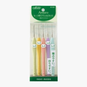 [크로바] 아뮤레 레이스용 코바늘 세트 43-323 (개)