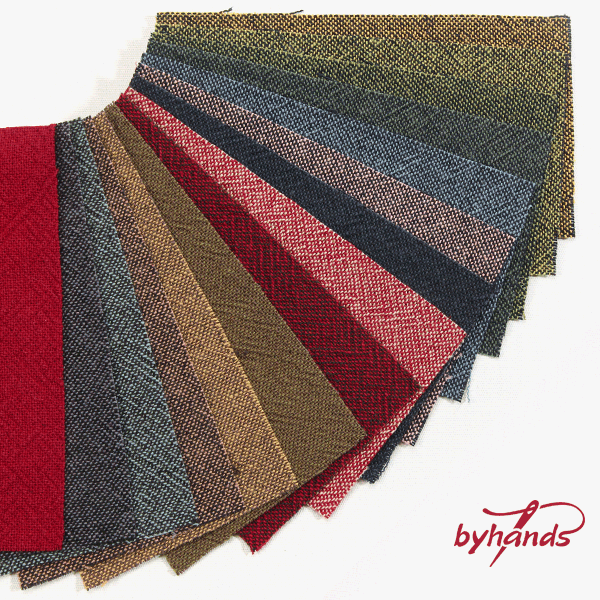 퀼트의시작은? 엔조이퀼트와 함께,[실물스와치] 바이핸즈 클래식 선염체크 컬러풀 H~16 원단 15종 SW-EY20029-H~16