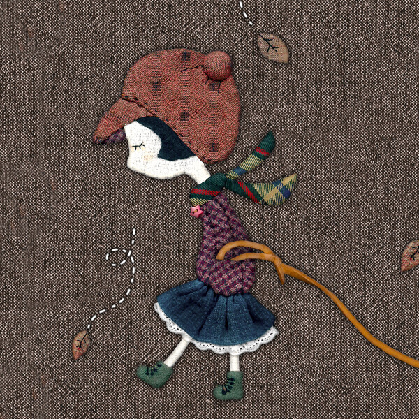 퀼트의시작은? 엔조이퀼트와 함께,[바이핸즈] DTP 옥스포드 대폭 낭만 & 로맨틱 아플리케 입체프린트 커트지 (EYCD-53)