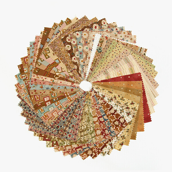 퀼트의시작은? 엔조이퀼트와 함께,★한정판★ 퀼트게이트 오리지널 빈티지 컨츄리스타일 50장 - 12cm x 12cm JSH5470