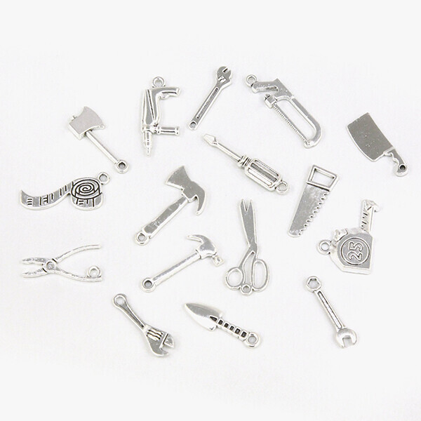 퀼트의시작은? 엔조이퀼트와 함께,공구 장식고리 참장식 16개 세트