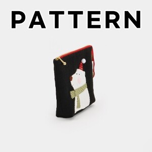 [바이핸즈] 퀼트도안 - 빨강모자 베어 파우치 (개)