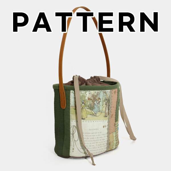 [바이핸즈] 퀼트도안 - 케이트 플라워 백