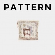 [바이핸즈] 퀼트도안 - 케이트 플라워 파우치 (개)