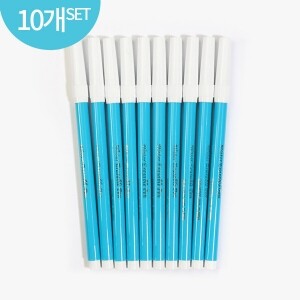 [퀼트부자재] 챠코 수성펜C 10개 세트 - 블루 (set)