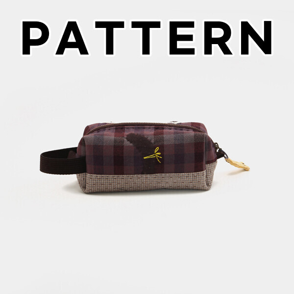 [바이핸즈] 퀼트도안 - 졸립다옹 파우치