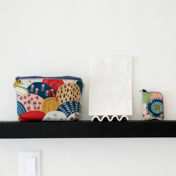 [바이핸즈] 퀼트패키지 가방 - 붐붐백 & 반지갑 세트