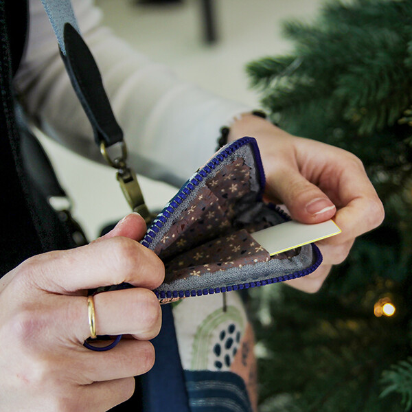 [바이핸즈] 퀼트패키지 가방 - 붐붐백 & 반지갑 세트