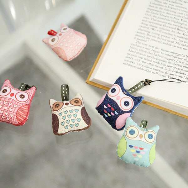 [바이핸즈] 퀼트패키지 소품 - 부엉이 키링