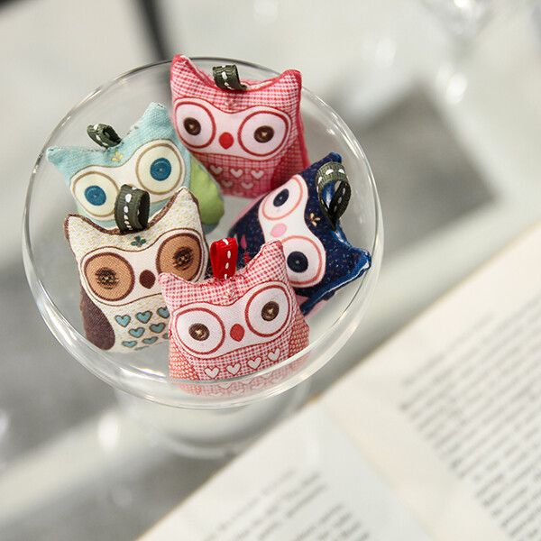 [바이핸즈] 퀼트패키지 소품 - 부엉이 키링