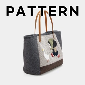 [바이핸즈] 퀼트도안 - 주근깨소녀 토트백 (개)