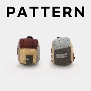 [바이핸즈] 퀼트도안 - 하우스 키링 2개 세트 (개)