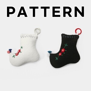 [바이핸즈] 퀼트도안 - 깔롱 버선 키링 (2개 세트) (개)