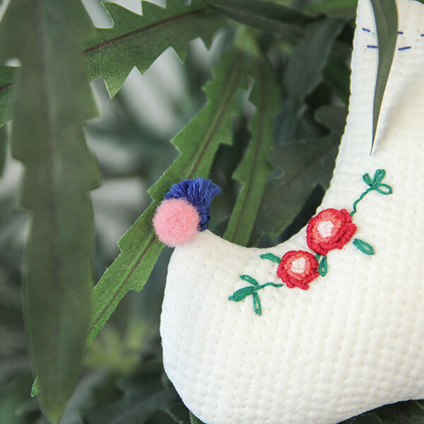 [바이핸즈] 퀼트패키지 소품 - 깔롱 버선 키링 (2개 세트)