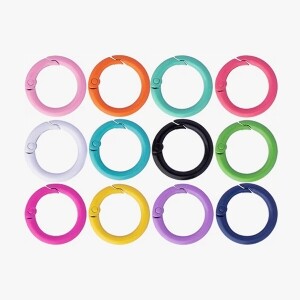 컬러 키링 O링 연결고리 10개 세트 (set)