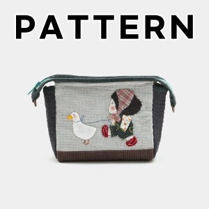 [바이핸즈] 퀼트도안 - 주근깨소녀 파우치 (개)