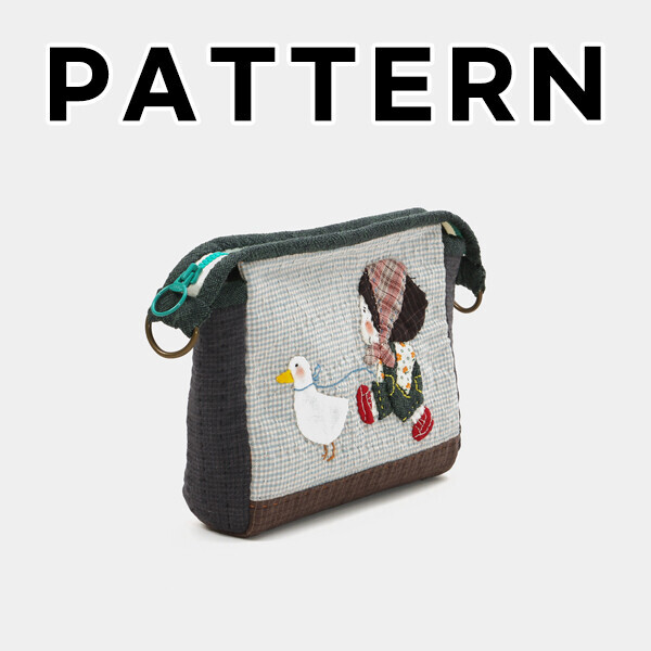 [바이핸즈] 퀼트도안 - 주근깨소녀 파우치