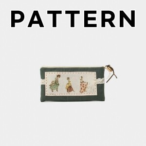 [바이핸즈] 퀼트도안 - 케이트 필통 겸 파우치 (개)