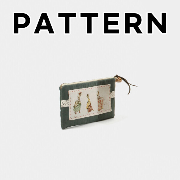 [바이핸즈] 퀼트도안 - 케이트 필통 겸 파우치