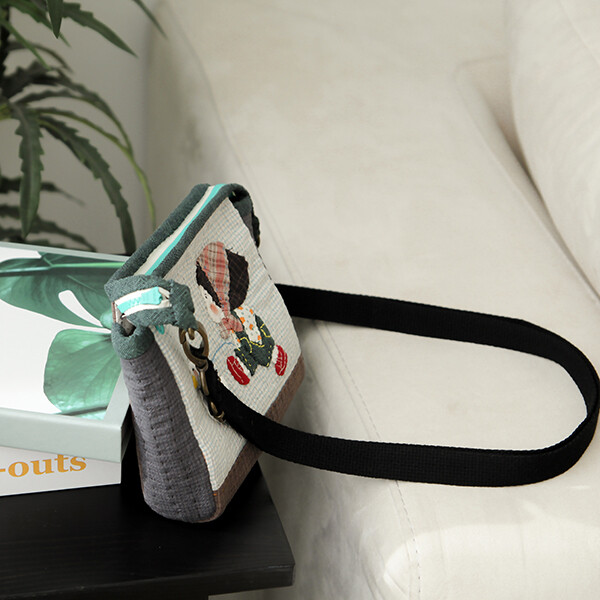 [바이핸즈] 퀼트패키지 소품 - 주근깨소녀 파우치