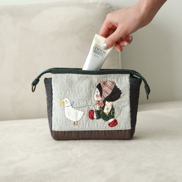 [바이핸즈] 퀼트패키지 소품 - 주근깨소녀 파우치