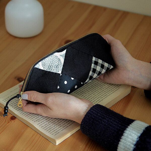 [바이핸즈] 퀼트패키지 소품 - 모노앤시크 파우치