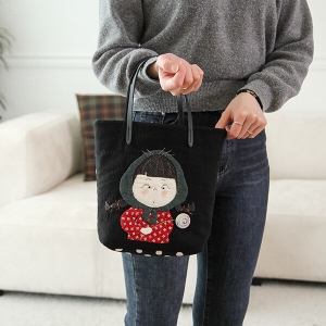 [바이핸즈] 퀼트패키지 가방 - 딸기소녀 토트백 (개)