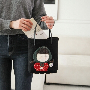 [바이핸즈] 퀼트패키지 가방 - 딸기소녀 토트백 (개)