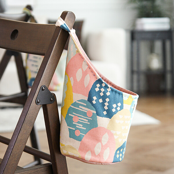 [바이핸즈] 퀼트패키지 소품 - 실용적인 바스켓 (핑크)