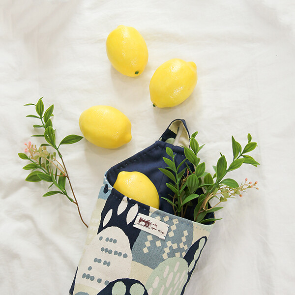 [바이핸즈] 퀼트패키지 소품 - 실용적인 바스켓 (블루)