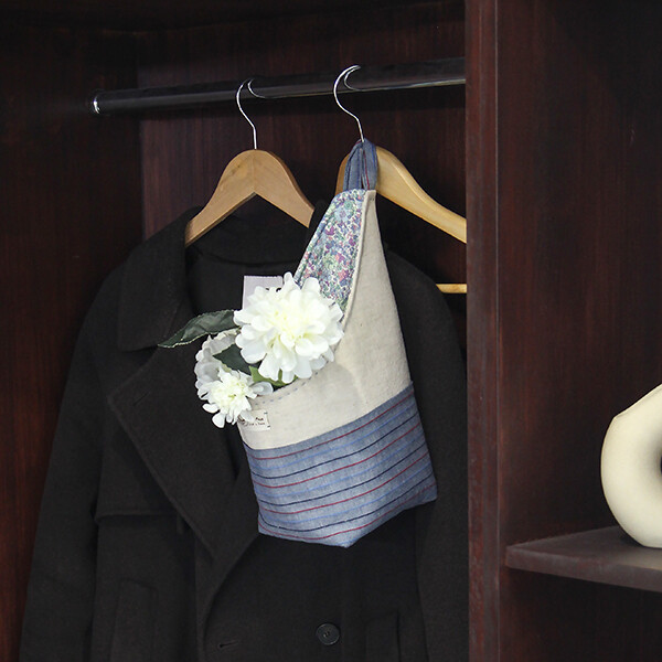 [바이핸즈] 퀼트패키지 소품 - 실용적인 바스켓 (스트라이프)