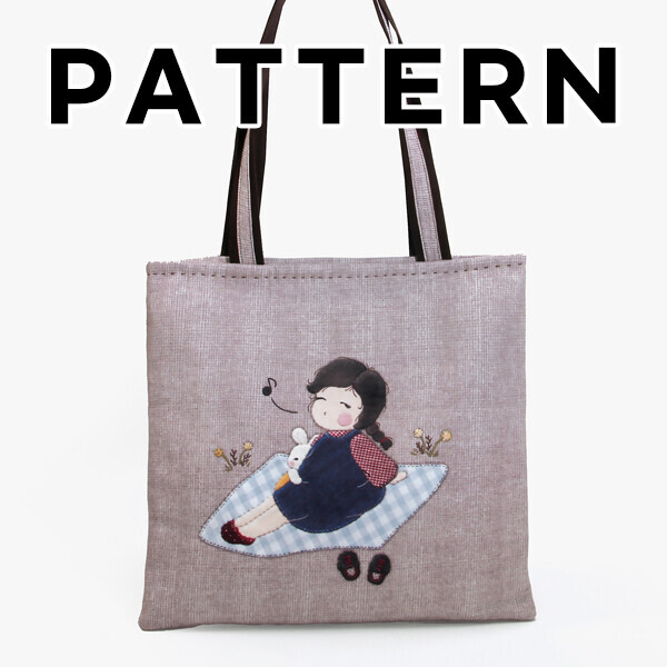 [바이핸즈] 퀼트도안 - 베이비엘 에코백