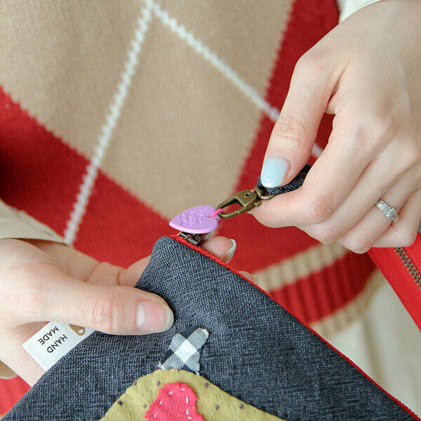 [바이핸즈] 퀼트패키지 소품 - 킁킁 도그 파우치