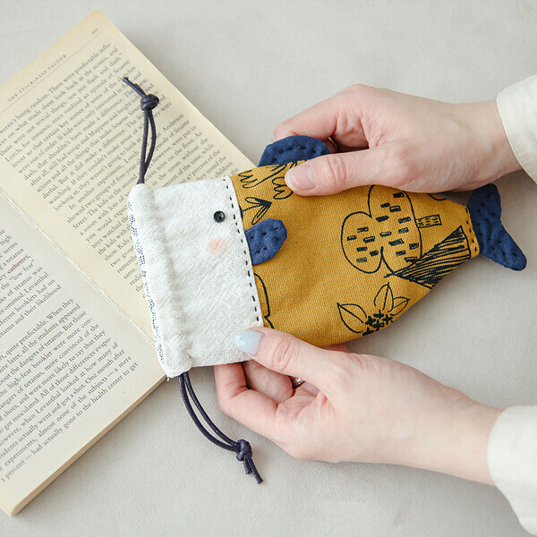 [바이핸즈] 퀼트패키지 소품 - 물고기 조리개 파우치 (2개 세트)