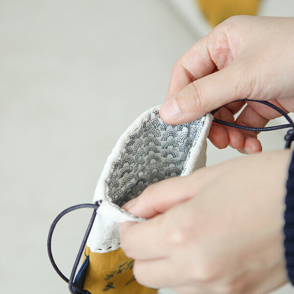 [바이핸즈] 퀼트패키지 소품 - 물고기 조리개 파우치 (2개 세트)